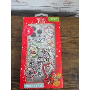 Disney Iphone 16 Pro Max Winne The Pooh Christmas Themed Phone Case NIB
